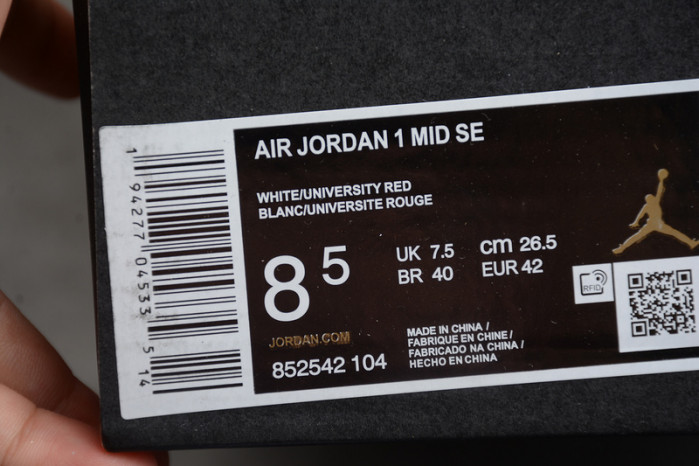 AIR JORDAN 1 MID SE ‘USA’ 852542-104
