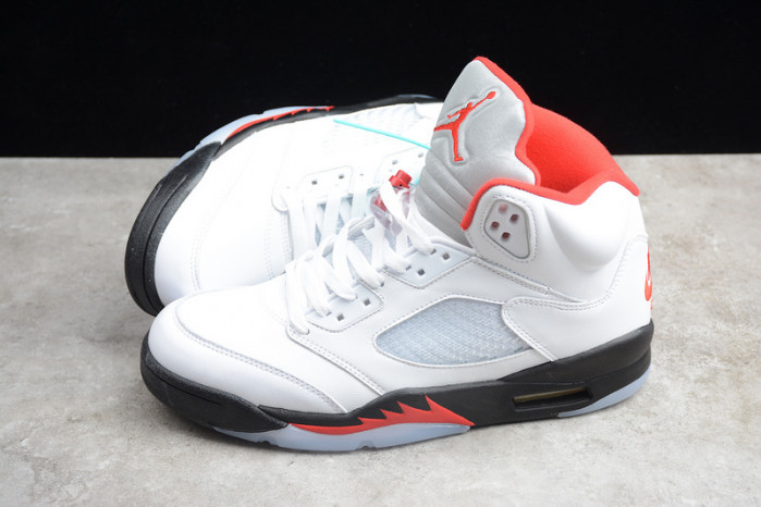 JORDAN 5 RETRO FIRE RED SILVER TONGUE (2020) - DA1911-102