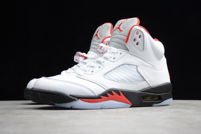 JORDAN 5 RETRO FIRE RED SILVER TONGUE (2020) - DA1911-102