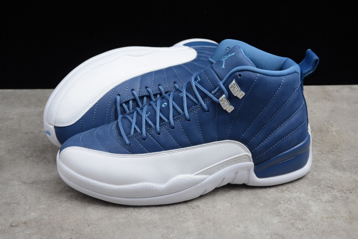 air JORDAN 12 RETRO STONE BLUE - 130690-404