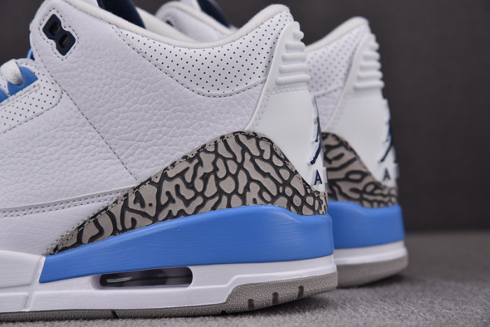 AIR JORDAN 3 RETRO “UNC” WHITE CT8532-104