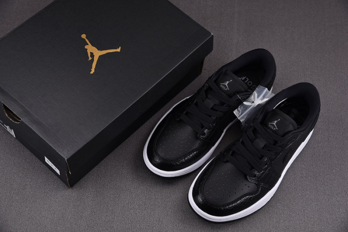 Air Jordan 1 Low OG Golf “Black Croc” DD9315-003