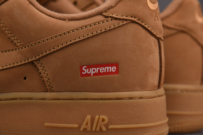 S*p reme x nike air force 1 low sp wheat*dn1555-200