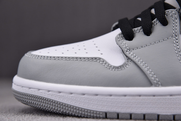 AIR JORDAN 1 MID LIGHT SMOKE GREY 554724-092
