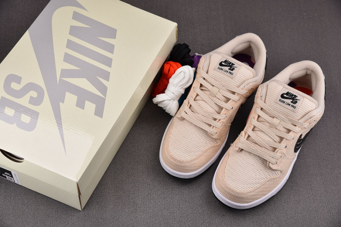 Albino & Preto x NK Dunk SB Low "Pearl White" FD2627-200
