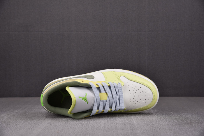 Air Jordan 1 Low Sail White Oil Green FD9906-131