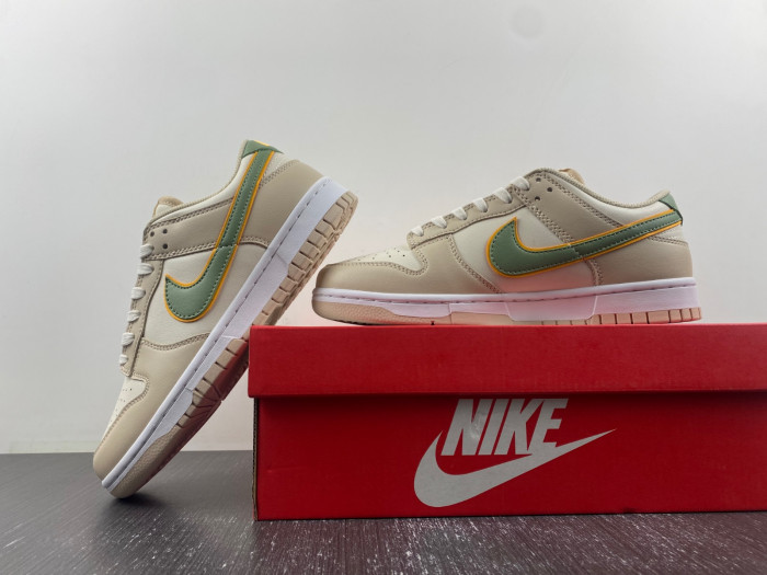 Nike Dunk Low Pale Ivory Oil Green (Women